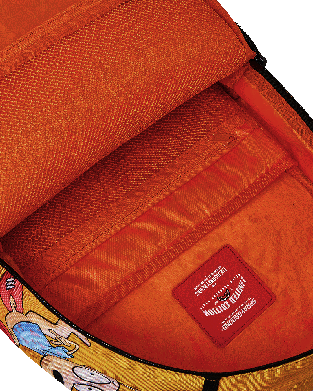 90s NICK CAT DOG SHARK MOUTH DLXSR BACKPACK - Image 8