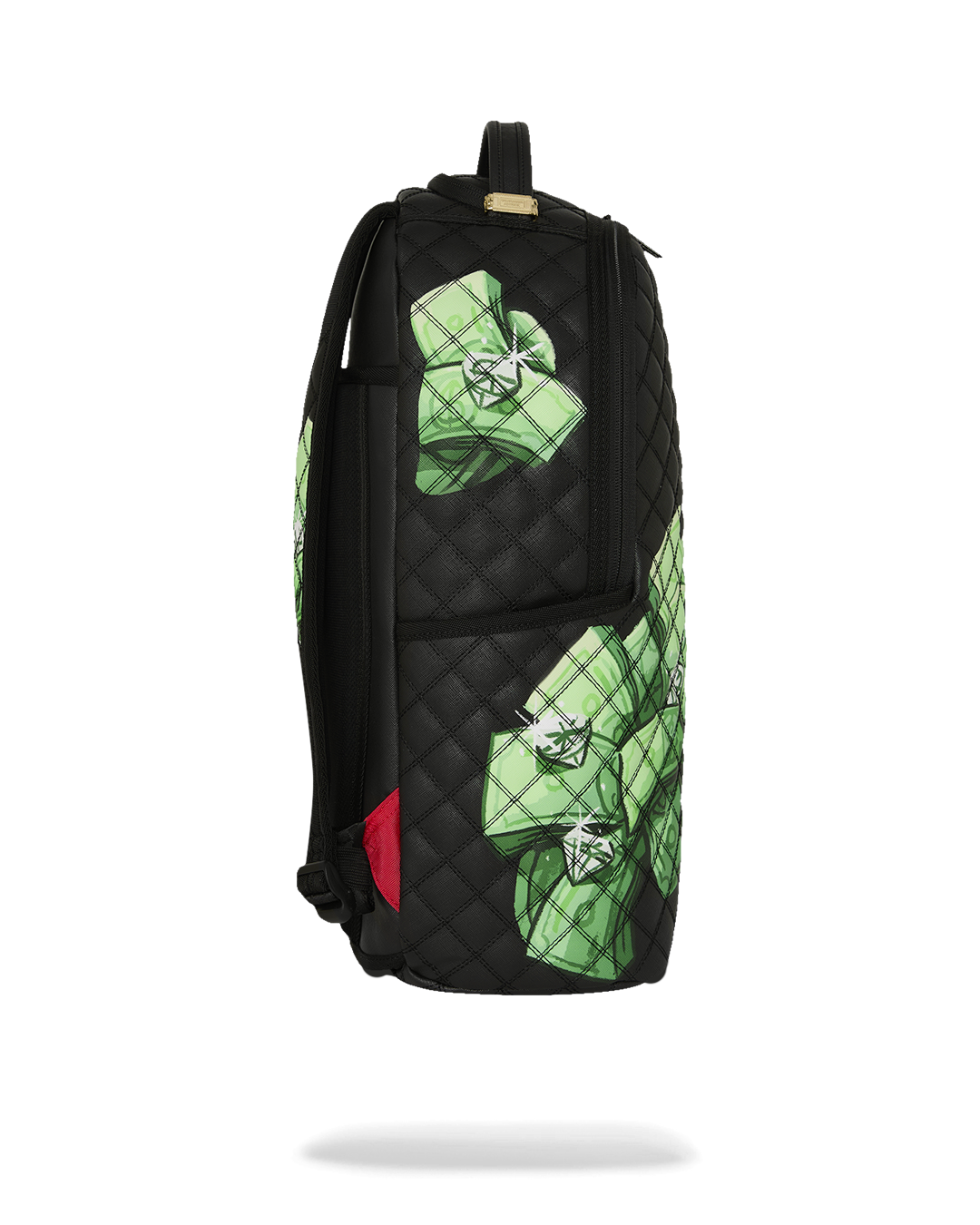 HAND-PAINTED QUILT SHARK BACKPACK - Image 4
