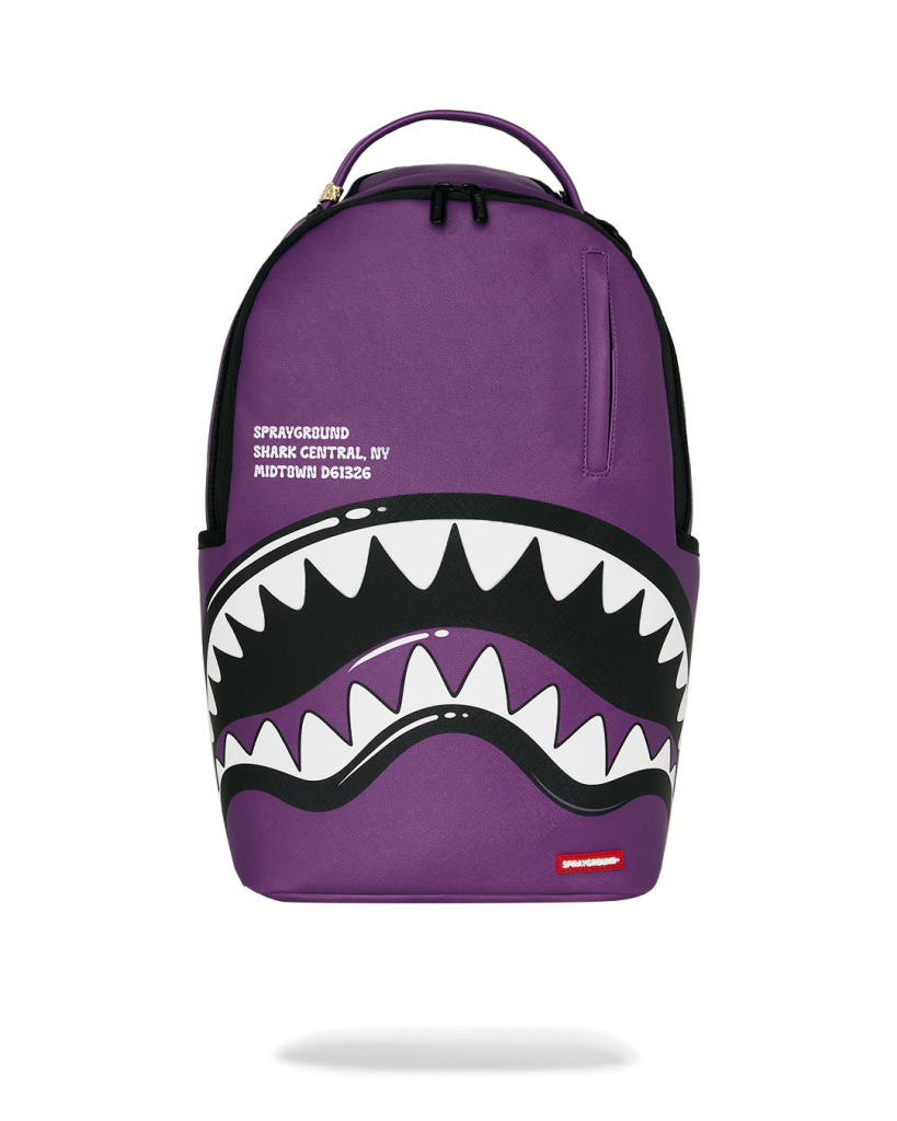 SHARK CENTRAL BUBBLE SHARK (PRPLE) BACKPACK
