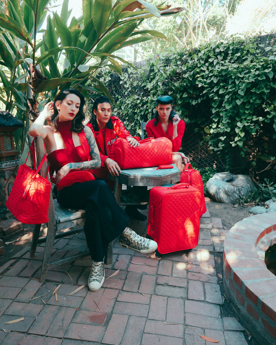 RED RIVIERA TOTE - Image 8