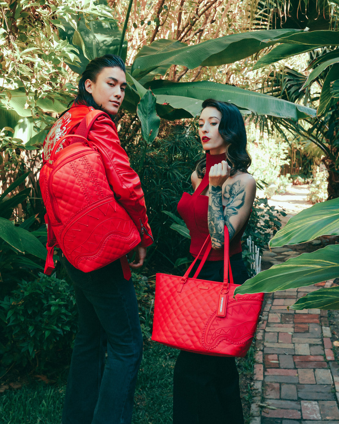 RED RIVIERA TOTE - Image 12