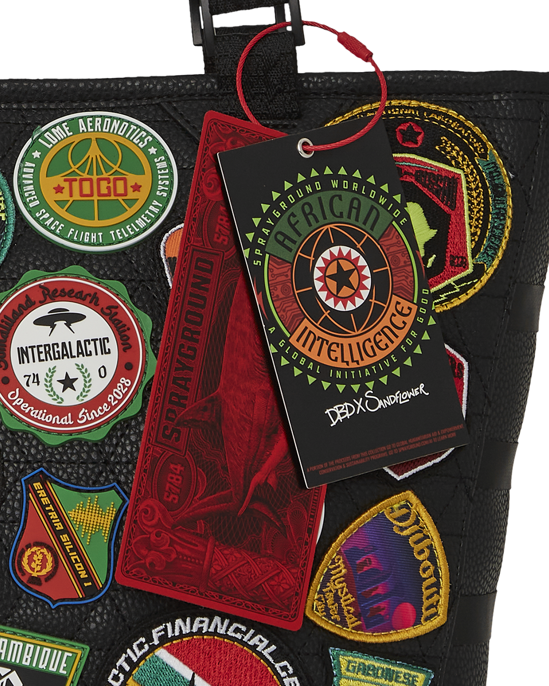 A.I. THE 54 (PATCHES OF AFRICA) CARGO TOTE - Image 11