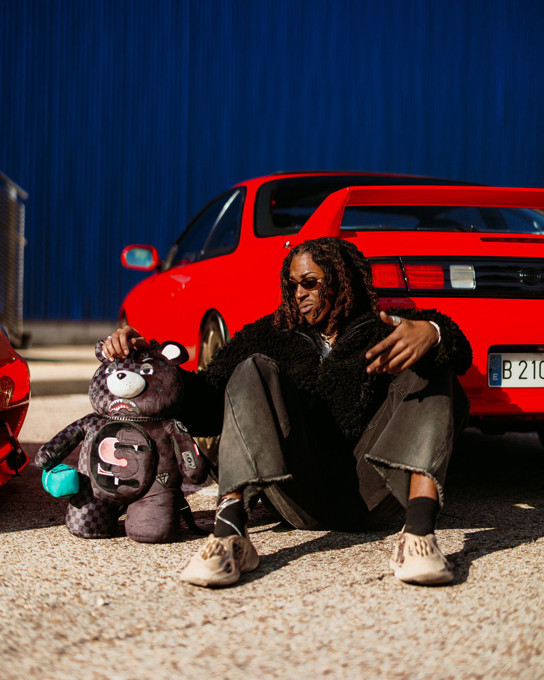 SPEED SHARK SIDE SWIPE MONEYBEAR TEDDY BEAR BACKPACK - Image 4