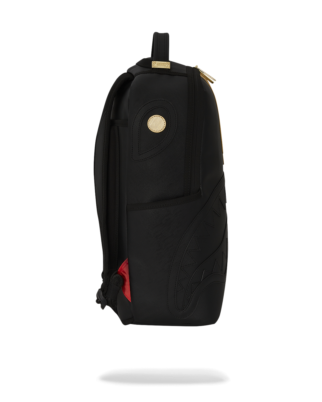 GOLD AND BLACK RACING STRIPES BACKPACK - Image 5